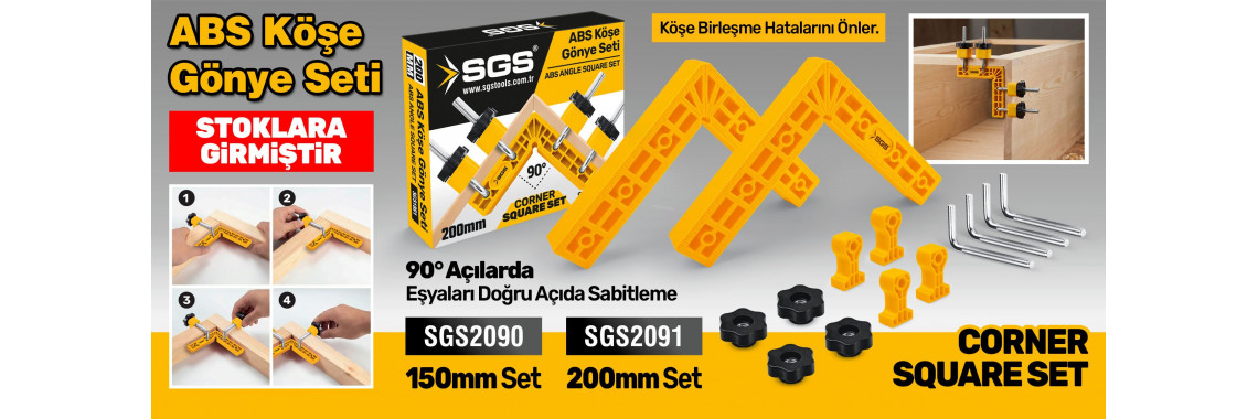 KÖŞE GÖNYE SETİ 150 MM (ABS)